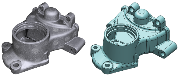 3D scanning of CAD objects
